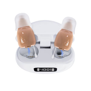 Máy trợ thính CIC mini có thể sạc lại Máy trợ thính kỹ thuật số vô hình Máy trợ thính điếc Bộ khuếch đại âm thanh có thể điều chỉnh Khử tiếng ồn Audifonos2026