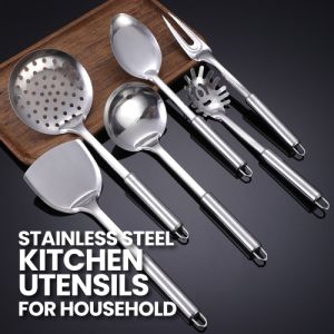 High Quality Stainless Steel Cooking Spatula Set Kitchen Utensils Set Kitchen Accessories Kitchenware Set 锅铲