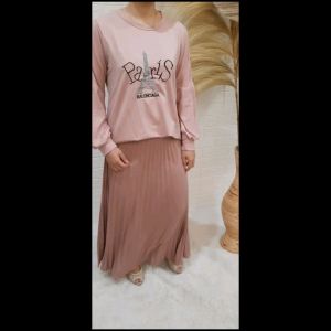 ATASAN WANITA TANGAN BALON PUFF HAND KANCING BAHU LENGAN PANJANG BAHAN BABYTERRY TEBAL