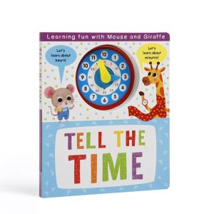 Tell The Time -tick Tock Clock New Cover Board book Original childrens books