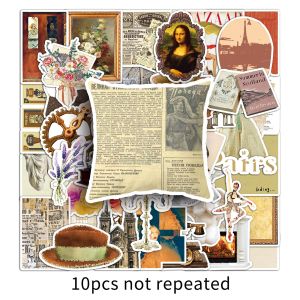 50pcs INS Style Cartoon Retro Decoration Sticker Cheap Personalized Good Price Vinyl Waterproof Sticker To Decorate Laptop