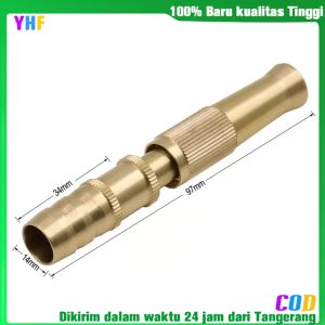 Nosel Kabut Air Kuningan Taman/Penyiram Selang Cuci Mobil Rumah Spray Nozzle COD - YHF