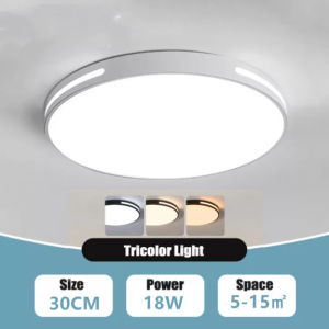【COD 3Years Warranty】2023 New Style 36W Drop Lights For Ceiling Led Indoor Tricolor Ring Chandelier Ceiling Lights Modern Design Aesthetic Ceiling Lights For Bedroom Dining Room Corridor Balcony live selling now