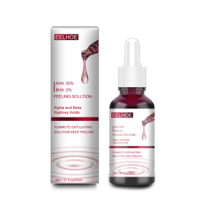 Eelhoe Fruit Acid Salicylic Acid Essence AHA 30%+ BHA 2% Remove Acne Scars Closed Blackhead Serum Shrink pores Whitening Exfoliating Beauty Moisturizer Anti-Aging Face Essence Care（30ml）