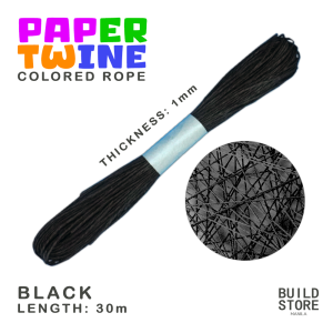30m Colored Paper Twine 20g | Natural Textured