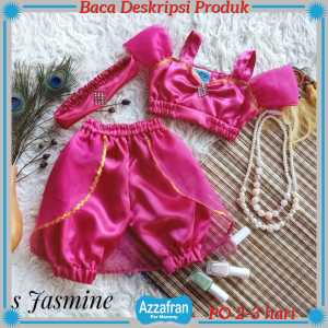 Kostum Princess Jasmine | Setelan Anak Perempuan dan Dewasa | Costume Cosplay Ulang Tahun Karnaval