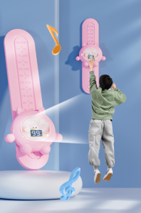 Childrens High Jump Touch Device Kids Jump Touch Height Device Training with Sound Light Adjustable Kid Jump Touch Height Device