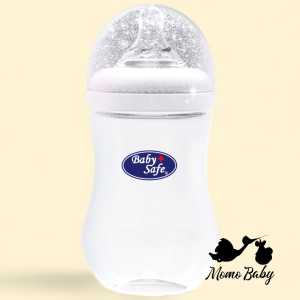 Baby Safe Milk Flow System - Wide Neck 250ml / 8oz - Botol Susu Bayi 0m+ / WN002 - WN005