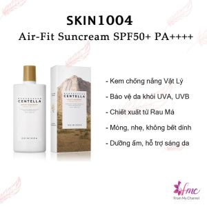 [MUA 1 TẶNG 1] Kem chống nắng Skin1004 Madagascar Centella Air-Fit SunCream SPF50+ PA++++ 50ml + Tặng 1 túi chườm giảm đau bụng
