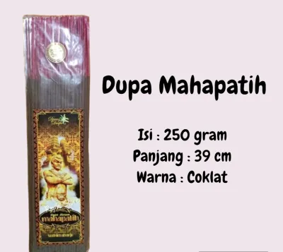 Dupa Cap Mahapatih Isi 100 Batang Strong Aroma Warna Coklat