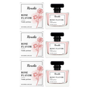 Roxelis น้ำหอมดอกกุหลาบ Rose Flavor Vitality Perfume กลิ่นดอกไม้หอมสดชื่น กลิ่น กลิ่นหอมที่หรูหรา น้ำหอมติดทนนาน น้ำหอมโรแมนติก น้ำหอมผู้หญิง น้ำหอมเสริมเสน่ห์ น้ำหอมสำหรับใช้งานในชีวิตประจำวัน