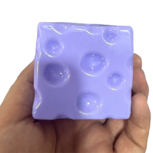 doubleL 捏捏乐 慢回弹slow rising squishy 解压玩具 6/7cm Cheese Squeezed Cube Realistic Super Soft Non Rebound Fidget Toy Sensory Toy TPR Cheese Stress Ball Office