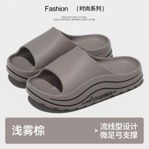[Free Shipping] MenS Outdoor Slippers Odor-Resistant Suitable For Indoor Use Home Shower And Bathroom Non-Slip Thick-Soled And Available In A CoupleS Style Also Available In WomenS Sizes