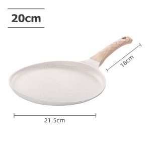 OShine Non Stick Frying Pan Egg Omelette Steak Pizza Flat Pan Induction Cooker & Gas Stove