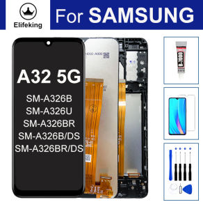 LCD For SAMSUNG GALAXY A32 5G A326 SM-A326B A326B A326DS A326BR A326U A326W Display Screen Digitizer Replacement+Glue