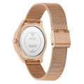 GUESS นาฬิกาข้อมือผู้หญิง รุ่น GLITZ PLAQUE GW0835L3 สีโรสโกลด์. 
