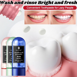 Oral Portable Solid Toothpaste Tablets Fresh Breath Dental Cleaning Tablets Solid Mouthwash Solid Probiotic Toothpaste