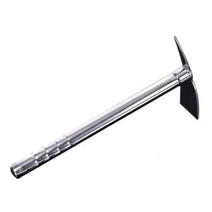 Handle Design Multipurpose Metal Rake Stainless Steel Rake Hoe Farm Garden Tool Weeding Excavator Hand Rake