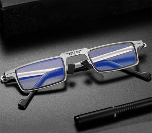 Male middleaged and oldaged not easy to fatigue presbyopia glasses alloy screwless folding glasses