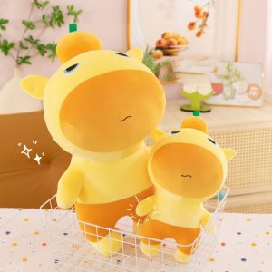 BEIBEI Capybara Water Dolphin Doll Simulation Persimmon Dolphin Toy Plush Room Decor Stuffed Dolphin Doll Boys Girls