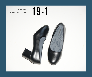 รองเท้าเเฟชั่นผู้หญิงเเบบคัชชูทำงานส้นปานกลาง No. 19-1 NE&NA Collection Shoes