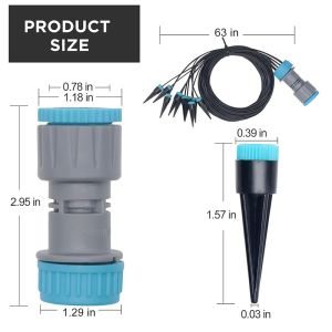 Drip Irrigation Kit Garden Watering Tool Slow Seepage System Houseplant Succulent Potted Plant Bonsai Alat Penyiraman