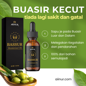 Minyak Buasir BASSUR - Warisan Perbidanan Melayu