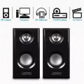 Smart Hi-Fi Bass Wooden Speaker Multimedia 3D Stereo Music Simple Retro Speaker Subwoofer Soundbar with USB Volume Control 3.5mm Audio Plug for Computer TV Laptop Tablet Smartphone Music Player Penceramah Muzik 音箱 音响. 