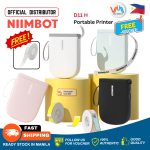 Niimbot D11 H D110 M D101 Portable Bluetooth Printer Mini with 1roll STICKER LABEL Thermal Printer 2200mAh Label Maker Machine with Organizer No Ink Needed and Convenient for Office Work Household School Store Business and Messy Medicine - VMI Direct