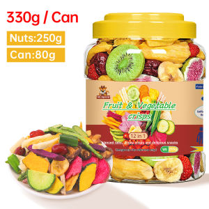 Mr.Squirrel Vegetable Chips 12 In 1 250g Dried Mixed Fruits And Veggies Buy 1 Take 1 Office Assorted Veggies Crispy Dried Wholesale