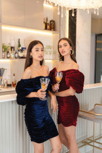 Rose The Label - Canna Velvet Dress