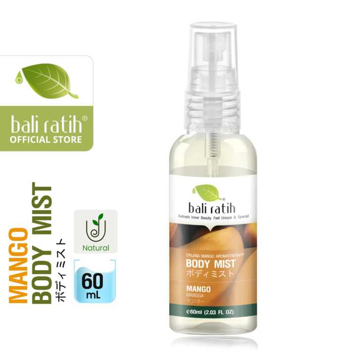 Bali Ratih Body Mist Mango Aroma Segar Dan Menghangatkan Essential