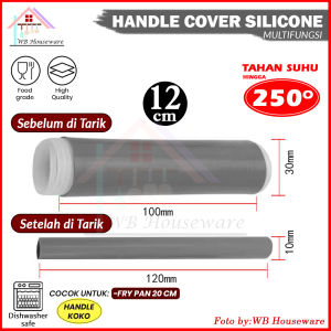 WB Houseware cover silicon gagang 12cm / handle panci anti panas / pelindung pegangan panci stainless