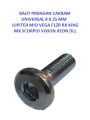 BAHAN CHROME BAUT PIRINGAN DISC CAKRAM UNIVERSAL TANPA BOSH. 