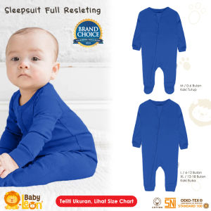 BABYLEON Jumpsuit Bayi 0-18 Bulan Lengan Panjang Kaki Tutup Kaki Buka Jumper Bayi Newborn Baju Bayi Laki-Laki Baby Sleepsuit Baju Tidur Bayi Jumpsuit Panjang Kaki Tutup Pakaian Bayi Baju Bayi Perempuan BC-061