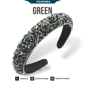 [VELMORRA] Headband Relic Bando Korea Kristal Rhinestone Kristal Berkilau