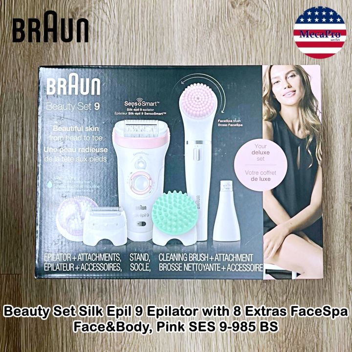 Braun® Silk·épil 9 Epilator Beauty Set with FaceSpa, Pink SES 9-985 BS ...