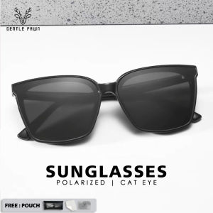 Gentle Fawn Kacamata Sunglasses Polarized Anti Uv Korean Fashion Pria Wanita Kotak Tr90 Tega 205