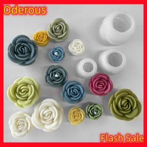 Oderous Flower Silicone Candle Mold 3D Peony Flower Soap Gypsum Resin Casting Mould DIY Chocolate Cake Baking Tool Wedding Gift