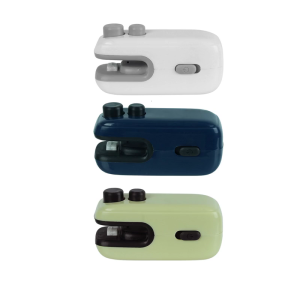 Small Heat Sealer for Plastic Bags Convenient Preservations Tool ABS Texture for Students and Traveler