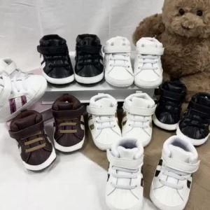 White Baby Shoes PU Casual Baby Boy Shoes Fashion Christening Baptismal First Walker Gentleman Baby Boy Shoes Sneakers