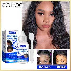 Eelhoe Wig Glue Waterproof Lace Front Hair Glue For Lace Wig Skin Invisible Liquid Glue Hairline Glue Lace Wig Glue Hair Replacement Adhesive and Wig Glue Remover Combine for Lace Front Wig Hair Extensions(38ml)