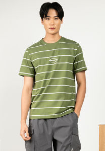 Skechers Men Skechers Authentic - Lounge Short Sleeve Tee - SL425M404-0104  Lelaki