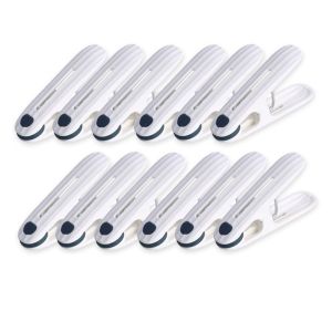 COLORF Household Windproof Hangers Clothespins Soft Plastic Cloth Laundry Organization Clothes Pegs Clothes Drying Clip Socks Clips Seamless Clothes Clips
