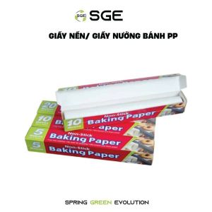 Giấy Nến Nướng Bánh SGE PP Cao Cấp Không Bong Tróc Tái Sử Dụng Không Thấm dầu Nước Chịu Nhiệt Cao