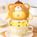 Original Toptoy Kawaii Sanrio Latte Baby Series Plush Doll Action Figure Desktop Decoration Kuromi Model Toy. 