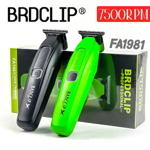 New Professional BRDCLIP FA1981 Electric Trimmer High Motor 7500RPM Hair Clipper 1500mAh DLC Blade Barber Shop Machine for Man