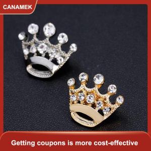 【CANAMEK】 Phụ kiện cá tính thạch vương miện trâm cài cutouts retro sáng tạo pins phù hợp với người đàn ông thời trang