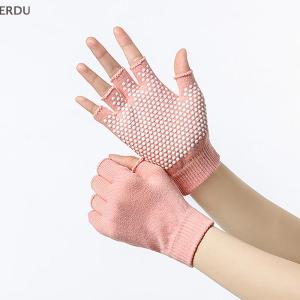 💖【Special price】💖ERDU Women Non-slip Yoga Gloves Breathable Fitness Pilates Half Finger Glove Outdoor Cycling Fishing Workout Mittens For Gym