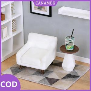 CANAMEK✨ 3 4 món Đồ trang trí cảnh quan tự làm thủ công Quà trang trí tách cà phê Nhà búp bê thu nhỏ Bàn Ghế sofa Nước trái cây Mô hình mini Phụ kiện